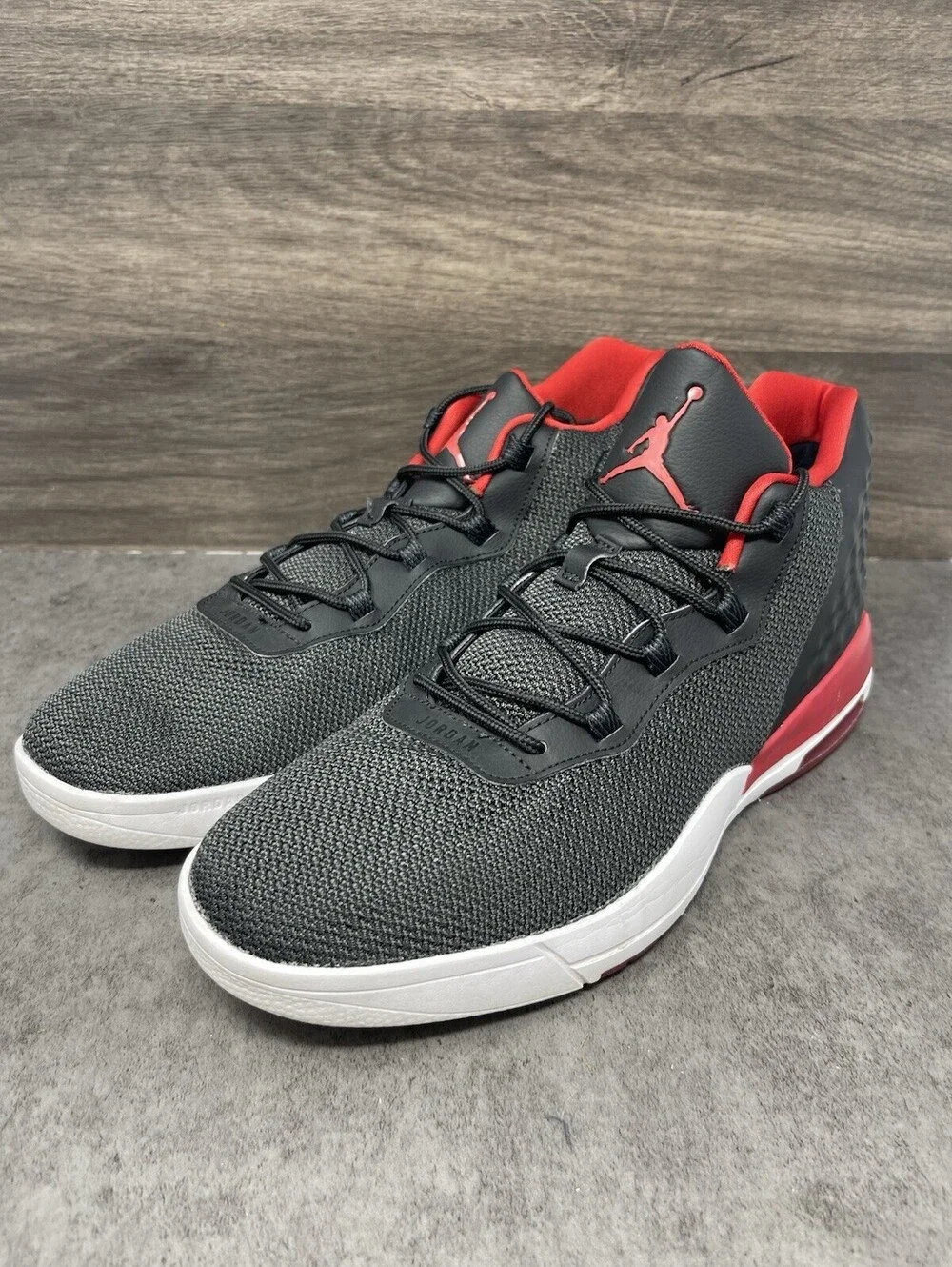 Air Jordan Academy Sneakers Mens Size 12 Bred Black Red 844515-001 Athletic
